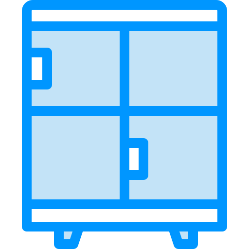 사물함 Generic Blue icon