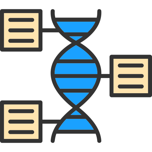 genomica Generic Outline Color icona