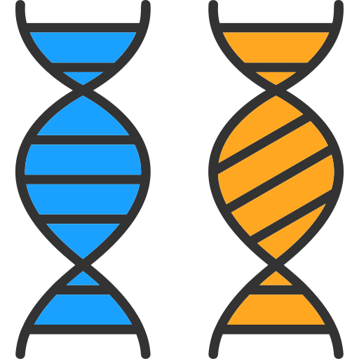 genetisch Generic Outline Color icon