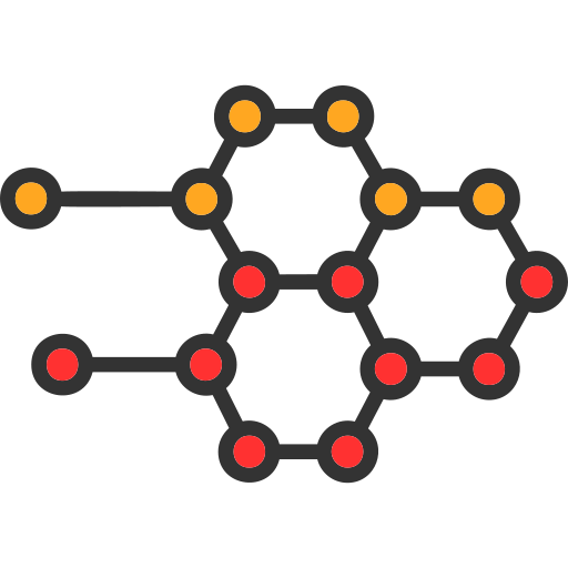molecolare Generic Outline Color icona