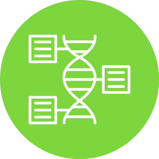 genomics Generic Flat icon