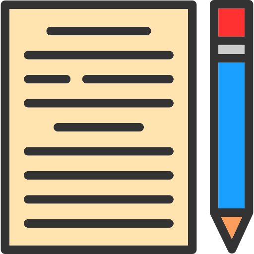 카피 라이팅 Generic Outline Color icon