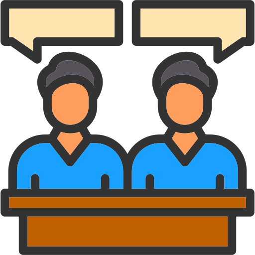 Meetings Generic Outline Color icon