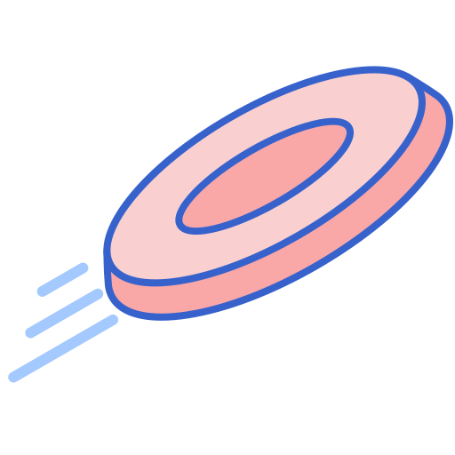 frisbee Generic Outline Color icono