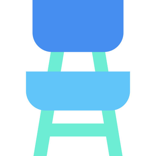 Chair Generic Blue icon