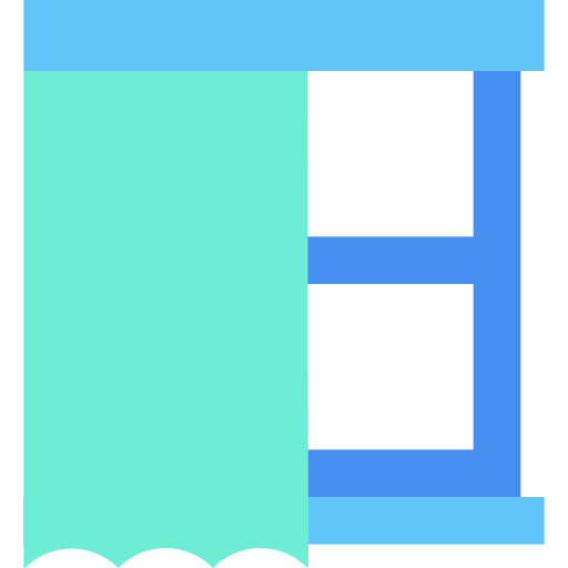 Curtain Generic Blue icon