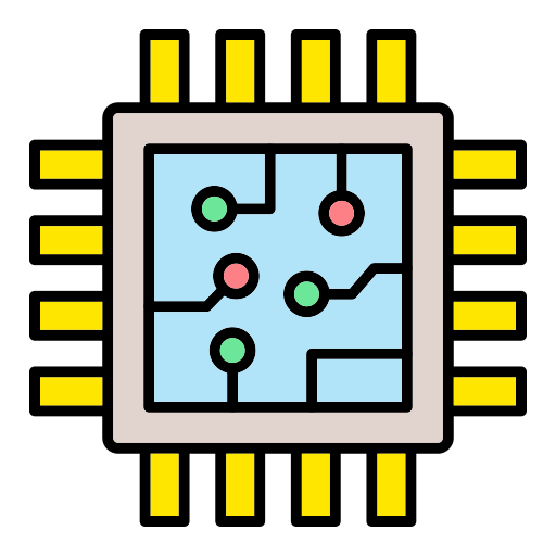 zentralprozessor Generic Outline Color icon