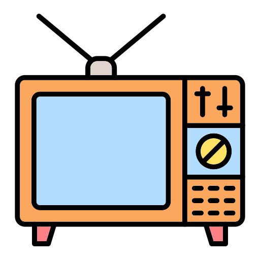 Television Generic Outline Color icon