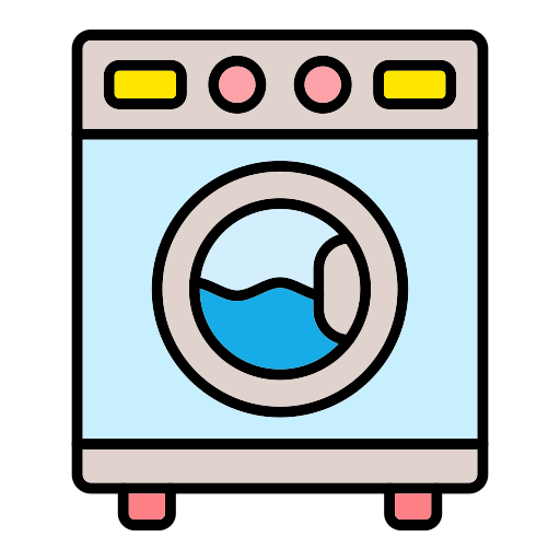 세탁기 Generic Outline Color icon