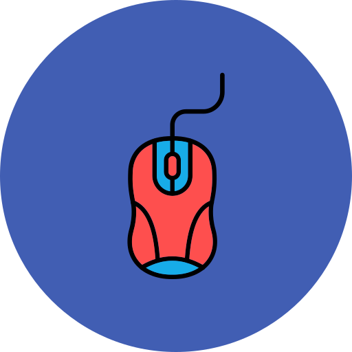 Mouse Generic Outline Color icon