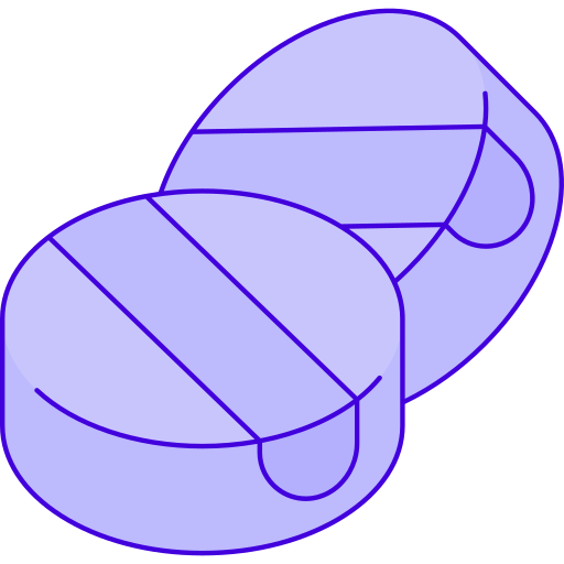 píldora Generic Thin Outline Color icono