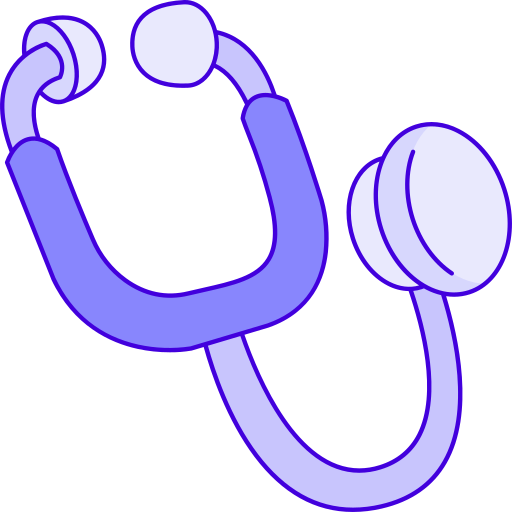 stetoskop Generic Thin Outline Color ikona