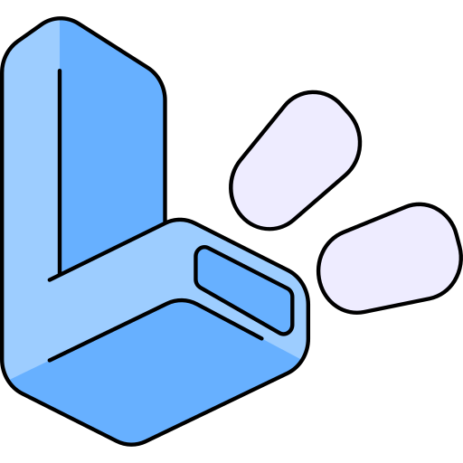 inhaler Generic Thin Outline Color icon