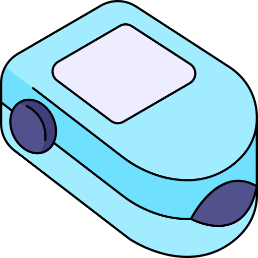 Pulsioxímetro Generic Thin Outline Color icono