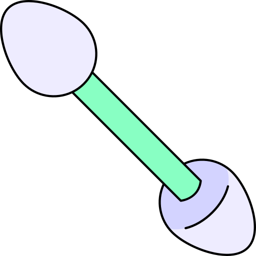 Cotton swab Generic Thin Outline Color icon