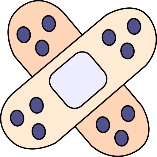 Bandage Generic Thin Outline Color icon