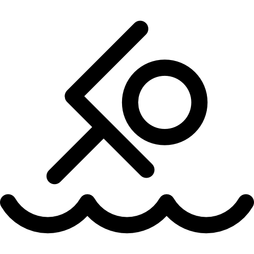 水泳 Basic Rounded Lineal icon