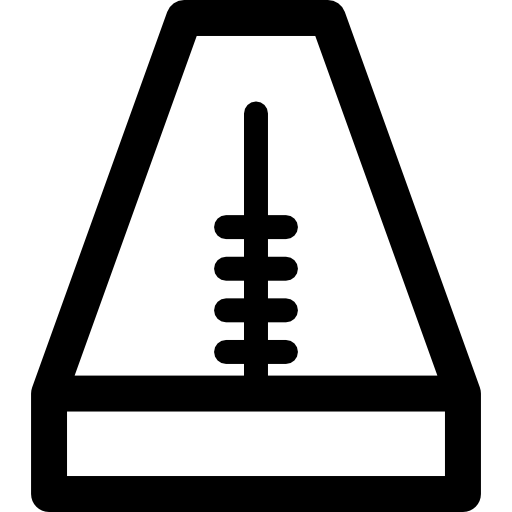 metronom Basic Rounded Lineal ikona