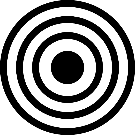 bullseye Basic Rounded Lineal icon