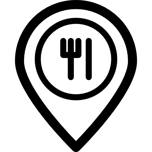 ресторан Basic Rounded Lineal иконка