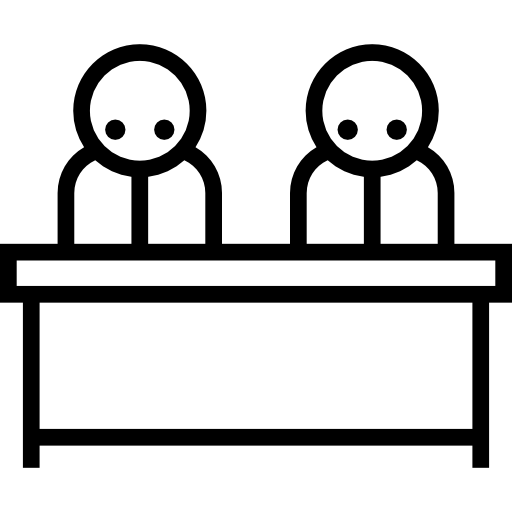 School desk Special Lineal icon
