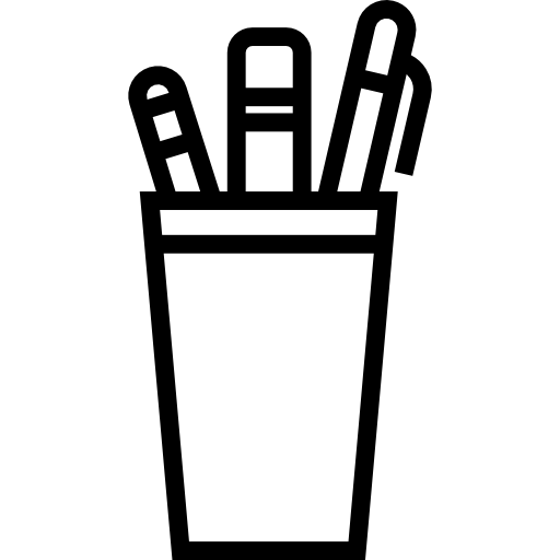 Pencil cup Special Lineal icon