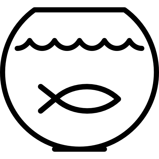 생선 그릇 Special Lineal icon
