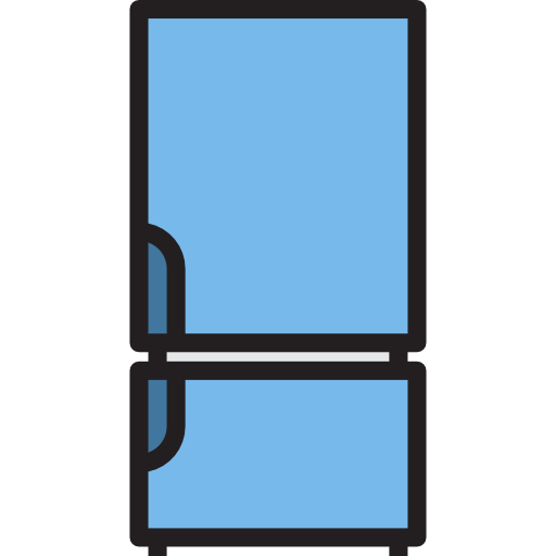 kühlschrank srip Lineal Color icon