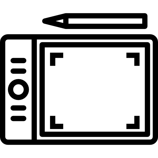 tavoletta grafica srip Lineal icona