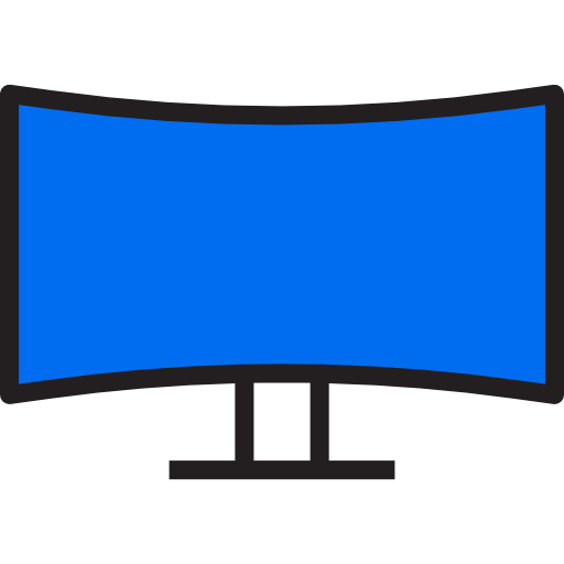 Monitor srip Lineal Color icon