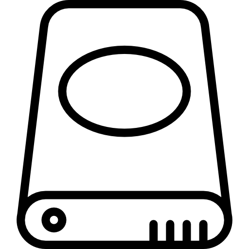 Harddisk srip Lineal icon