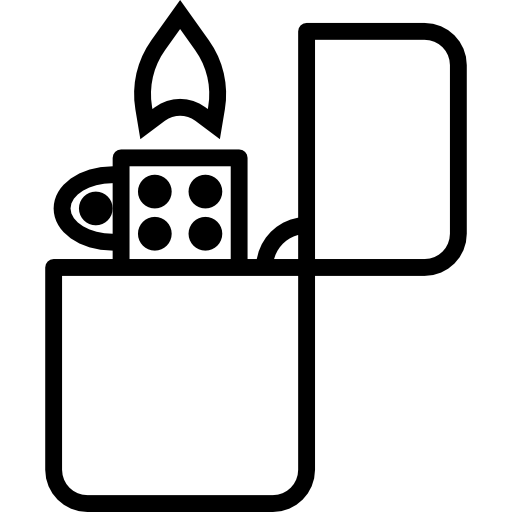 encendedor srip Lineal icono