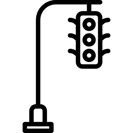 semáforo srip Lineal icono