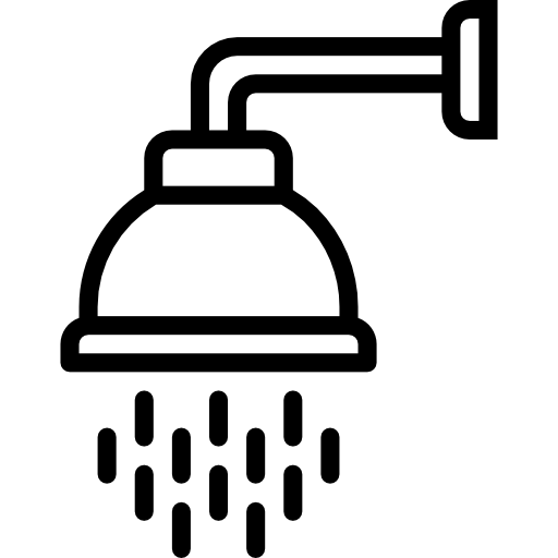 ducha srip Lineal icono