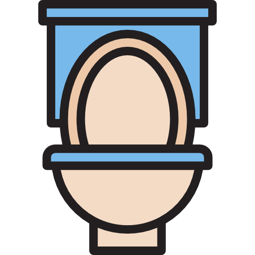 トイレ srip Lineal Color icon