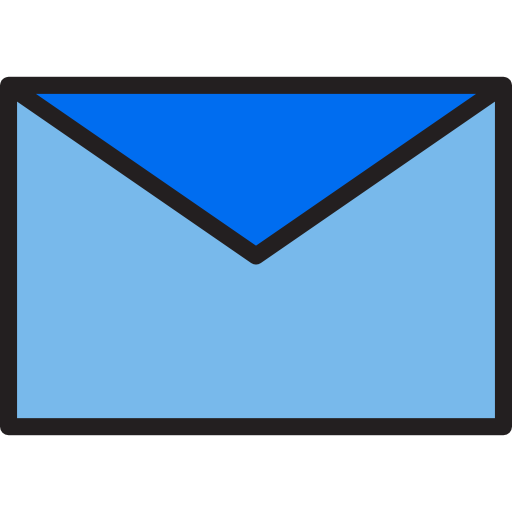 e-mail srip Lineal Color ikona