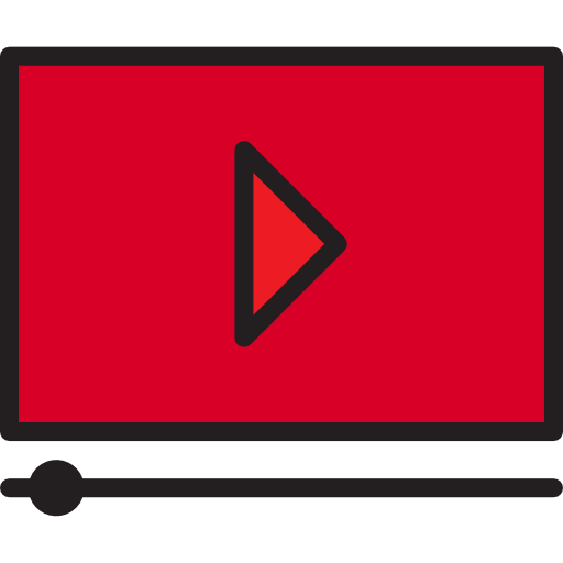 ビデオ srip Lineal Color icon