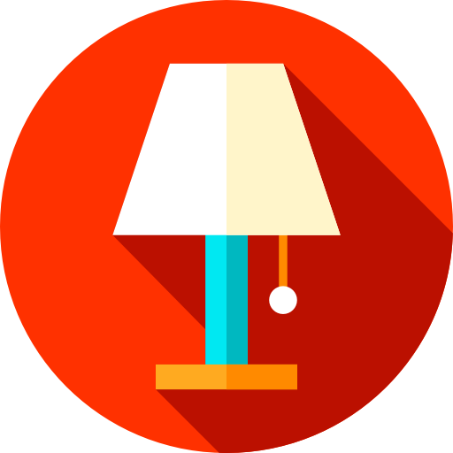 lampa Flat Circular Flat ikona