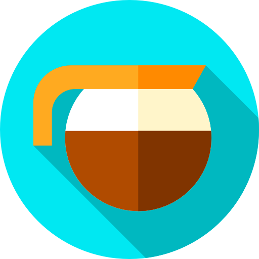 コーヒーポット Flat Circular Flat icon
