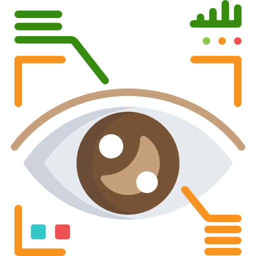 escaneo de ojos Special Flat icono
