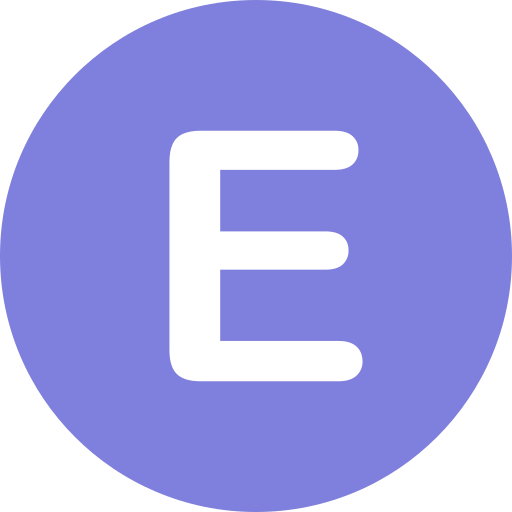 Letter e Generic Mixed icon