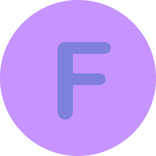 Letter f Generic Flags icon