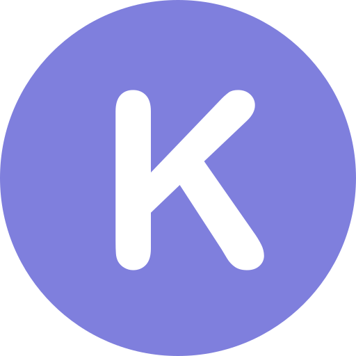 Letter k Generic Mixed icon