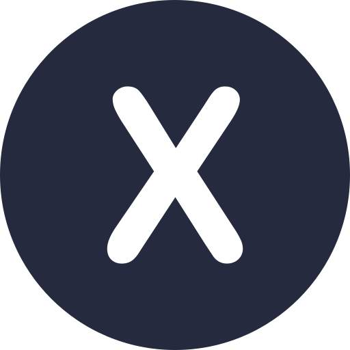 Letter x Generic Mixed icon