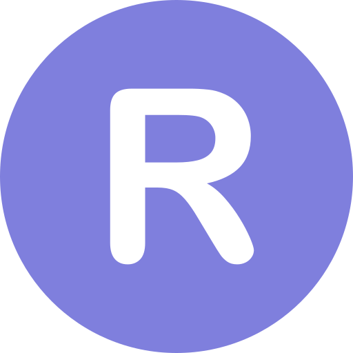 Letter r Generic Mixed icon
