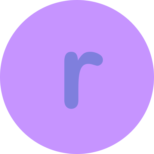 Letter r Generic Flat icon