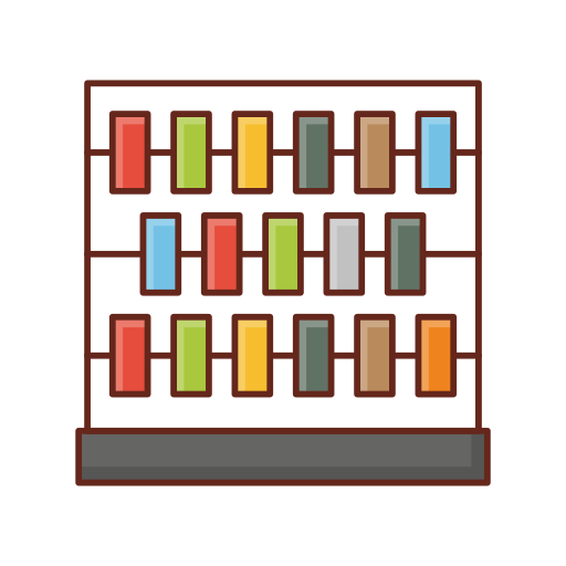 Abacus Generic Outline Color icon