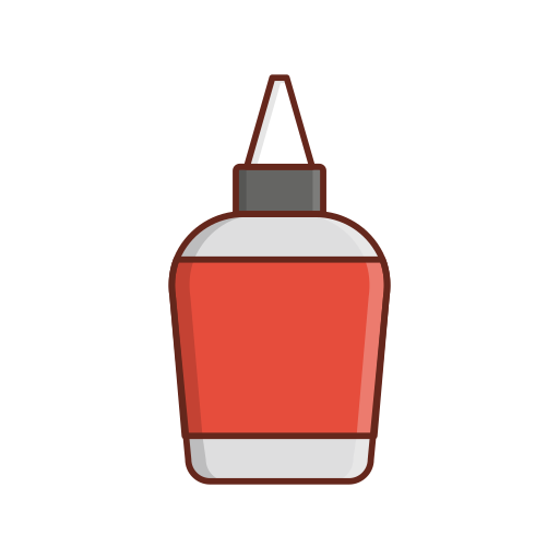 Glue Generic Outline Color icon