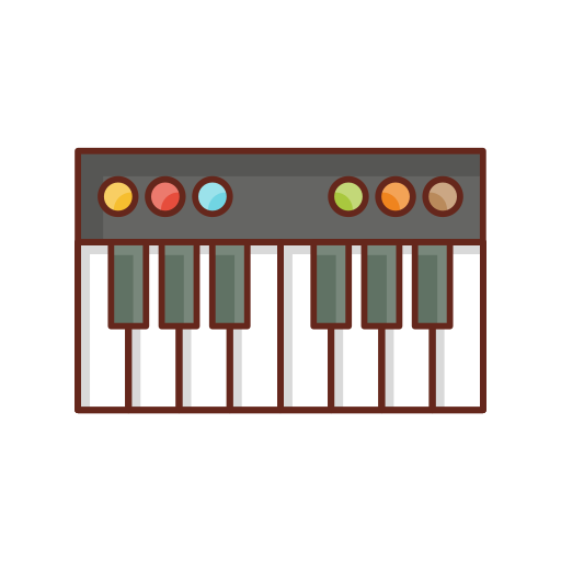 piano Generic Outline Color Icône