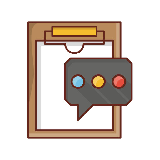 Message Generic Outline Color icon